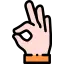 hand ok illustration